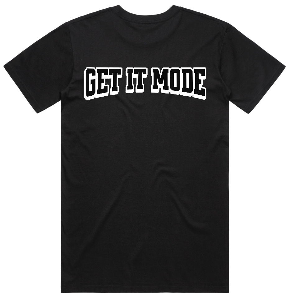 Get It Mode Brand Tee Black/ White