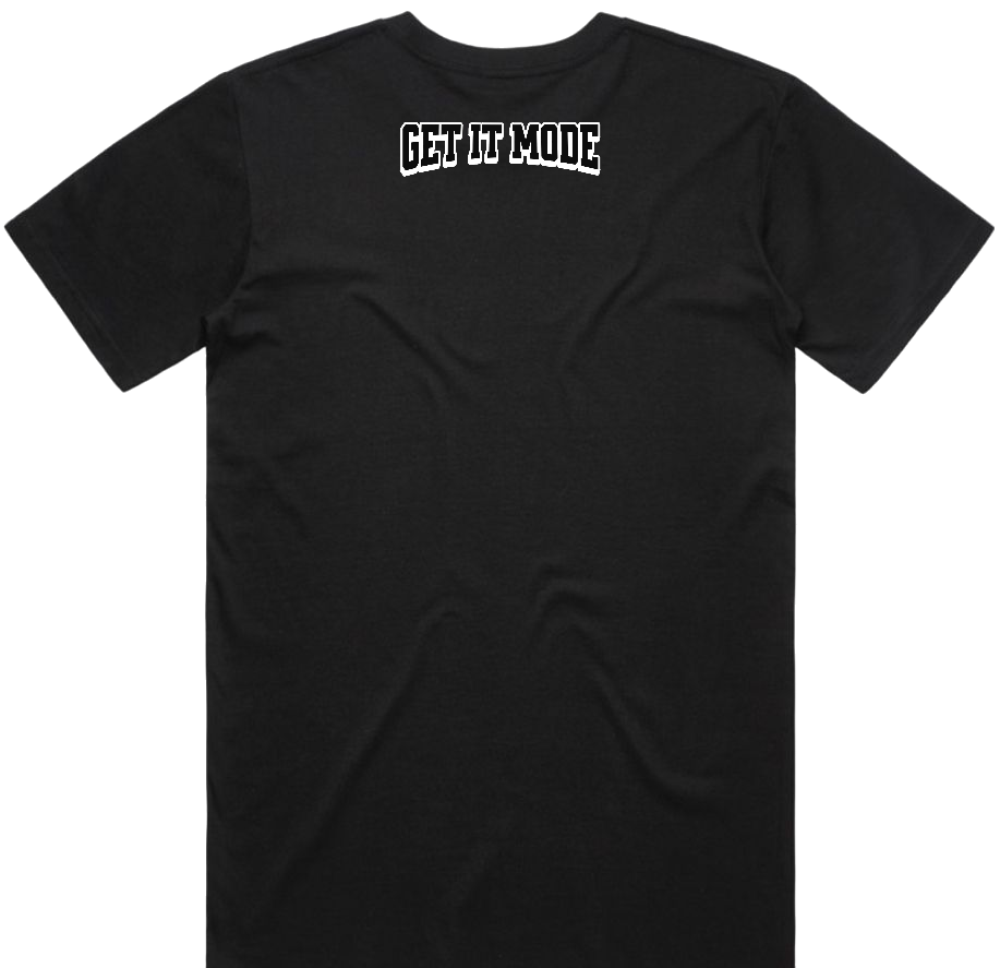 Get It Mode Brand Tee Black/ White